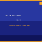 Carz Car Dealer & Repair WordPress Theme v1.9.0