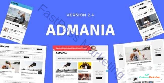 ADmania Theme GPL V2.5.3 – Adsense WordPress Theme