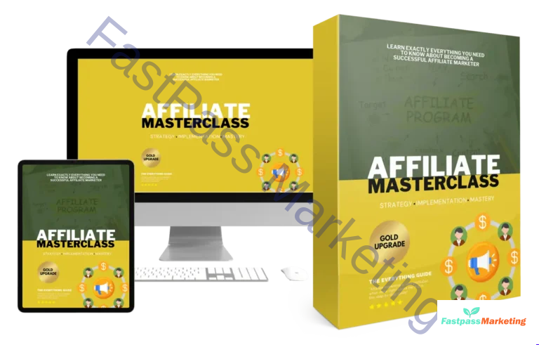 Affiliate Marketing Masterclass Video Upgrade - PLR Course