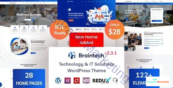 Braintech Technology It Solutions Wordpress Theme