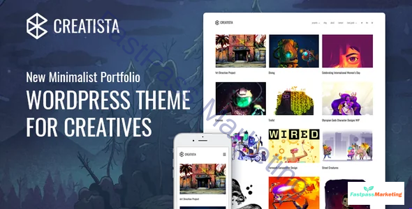 Creatista v1.1.3 - Creative Portfolio WordPress Theme