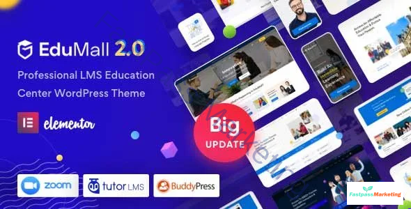 Edumall LMS Education Theme v4.5.7 - WordPress Course Theme