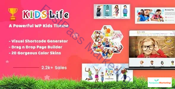 Kids Life Children Wordpress Theme