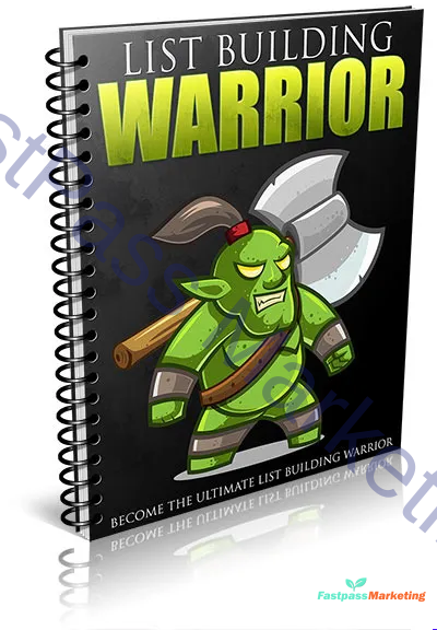 list-building-warrior-l 100 Fast List Building Methods & Techniques - PLR Bundle