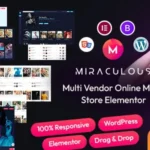 Miraculous Multi Vendor Online Music Store Elementor Wordpress Theme