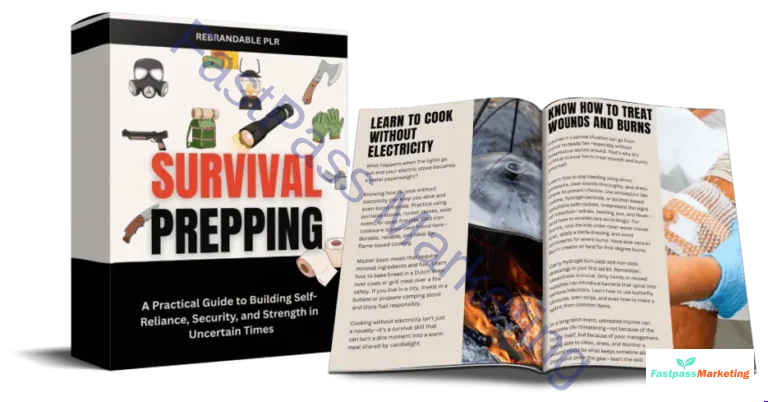 Survival Prepping Tips - PLR eBook & Video Bundle