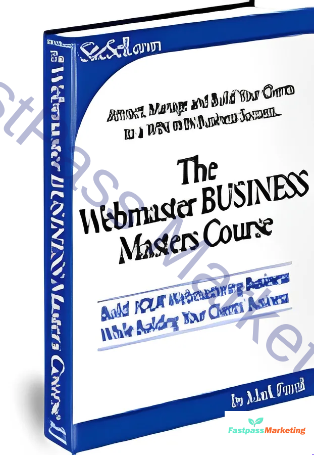 the-webmaster-business-masters-course-l The Webmaster Business Masters Course - PLR eBook - Image 1