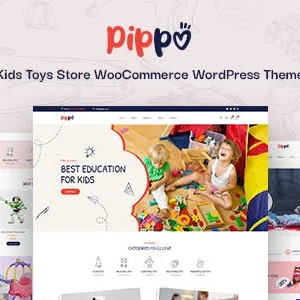 Pippo GPL v1.3.9 WooCommerce kids toys store WordPress theme