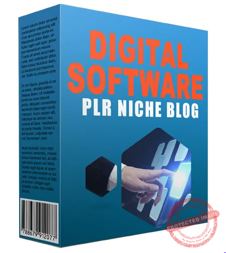 Digital Software PLR Niche Blog Bundle