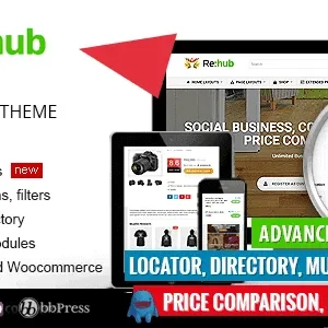 REHub Directory Multi-Vendor Shop Coupon Affiliate Theme v19.9.9.8